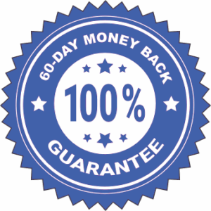 100% 60-day Money Back Guarantee